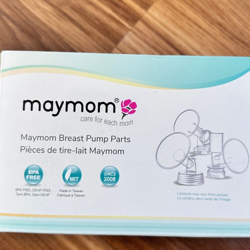 Maymom Breast Pump Parts Wide Mouth Flanges w/ Duckbill 21mm